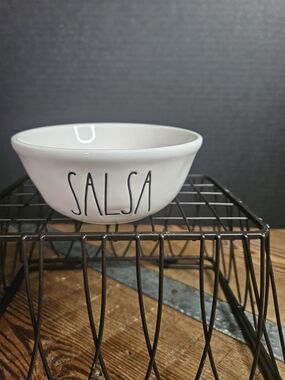 Rae Dunn White Salsa Bowl